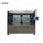 स्वचालित रैखिक तरल फोमी ग्लास बोतलें ओवरफ्लो भरने की मशीन