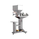 अर्ध स्वचालित दोहरी नोजल काली मिर्च सॉस मिश्रण भरने की मशीन