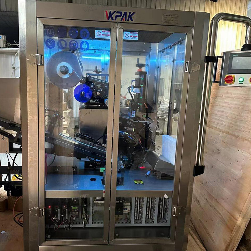 ट्यूब फीडिंग सिस्टम के साथ स्वचालित प्लास्टिक सॉफ्ट ट्यूब लेबलिंग मशीन