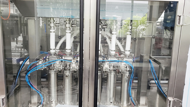 6 सिर बड़े कंटेनर 5L तरल भरने कैपिंग डबल पक्षीय