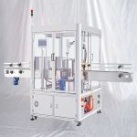 स्वचालित एकल स्टेशन Opp गर्म पिघल गोंद लेबलिंग उपकरण