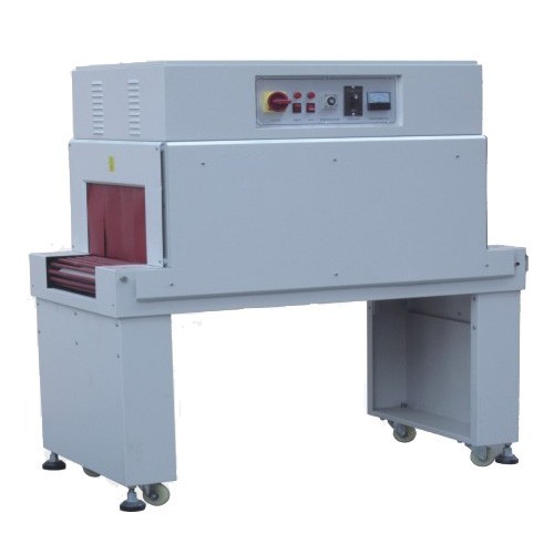 semi automatic heat shrinkage packing machine पीई और पीओएफ फिल्म के लिए हीट सिकुड़ने वाली रैपिंग मशीन.jpg
