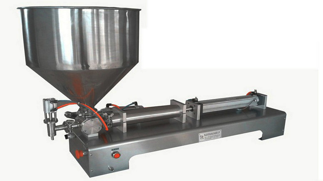 liquid filler semi automatic क्षैतिज भरने की मशीन के लिए ऊर्ध्वाधर हॉपर.jpg