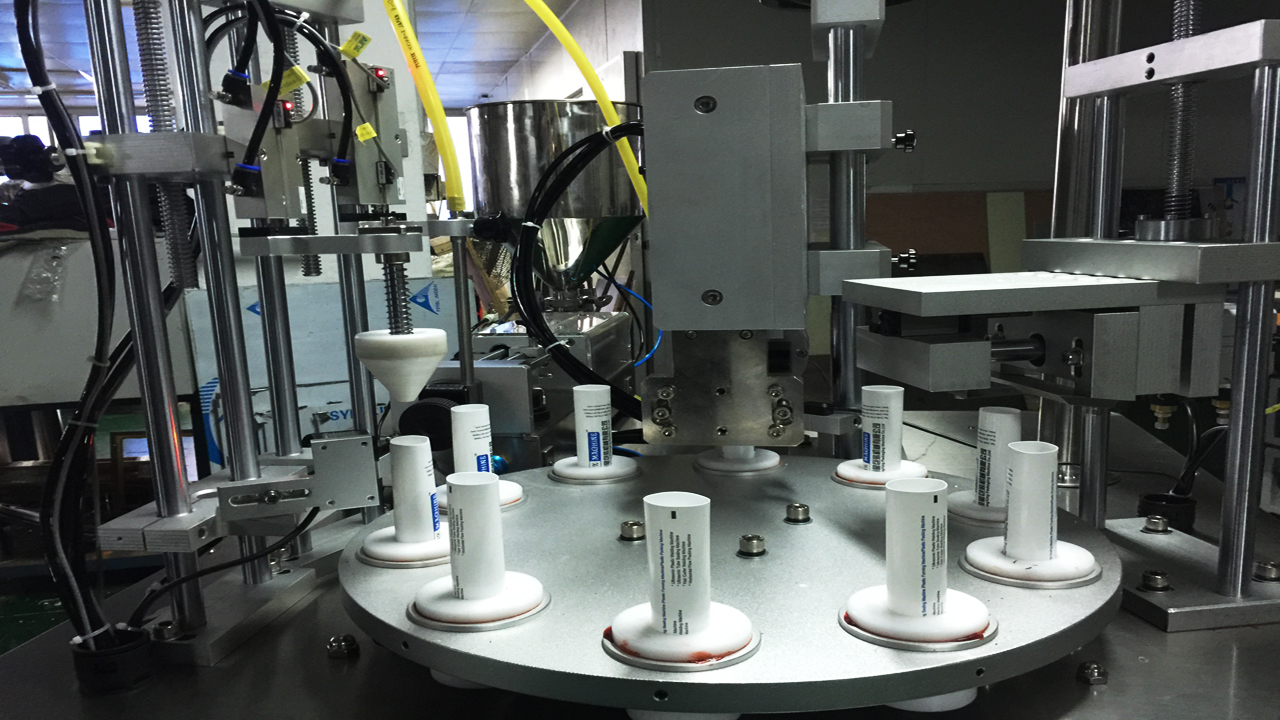 rotary filling sealing machine रोटरी भरने अल्ट्रासोनिक ट्यूब सील.jpg