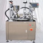 अल्ट्रासोनिक टेल सीलिंग के साथ अर्ध स्वचालित रोटरी ट्यूब भरने का उपकरण