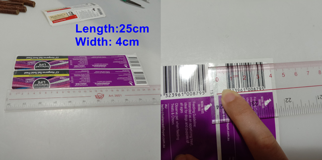 फोल्डिंग के लिए लेबल रोल QR कोड के साथ लेबलर.jpg