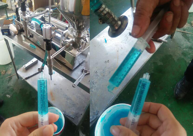 liquid filler semi automatic 8 औंस बाल जेल की बोतलें.jpg
